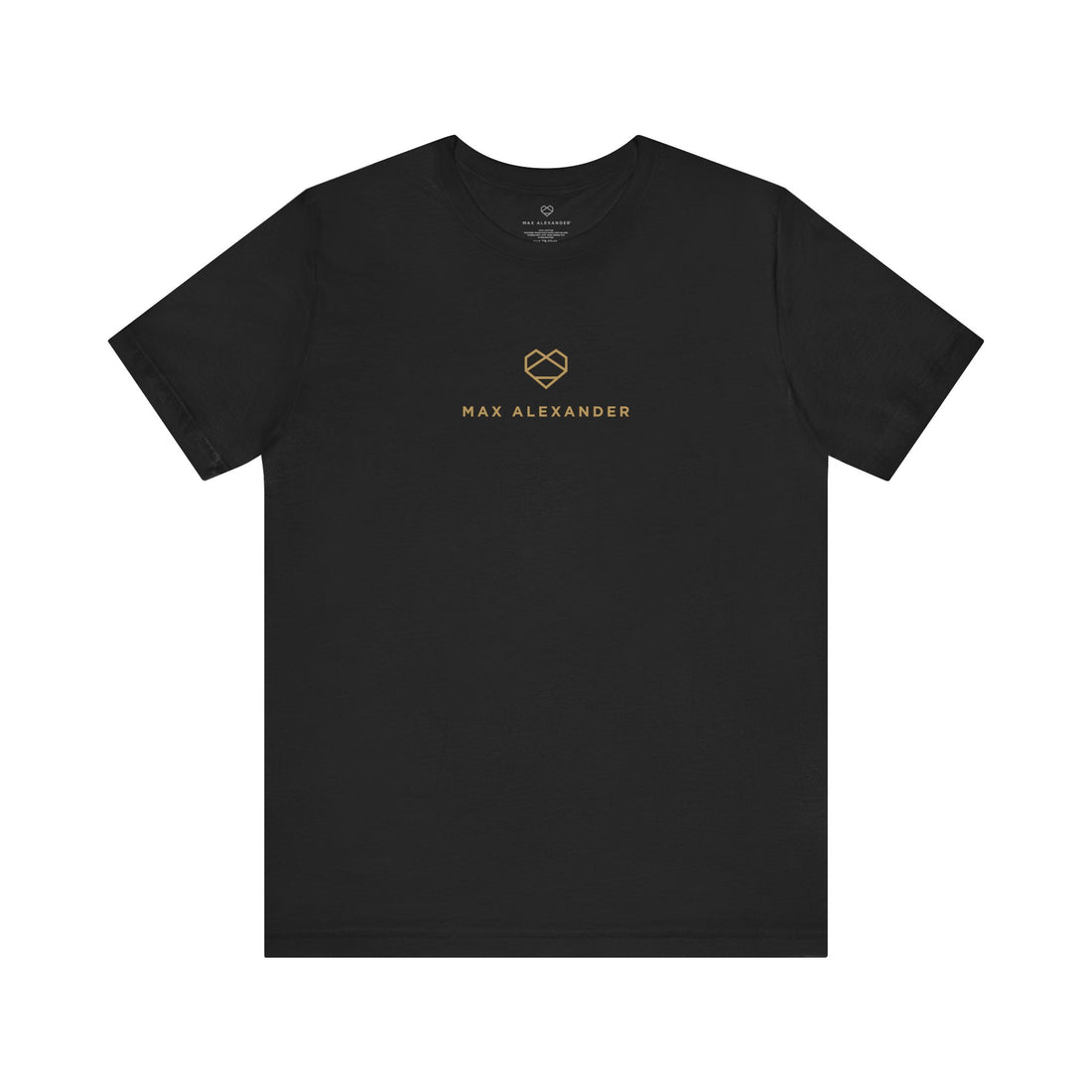 Heart Logo Women’s Supima® Cotton Black T-Shirt