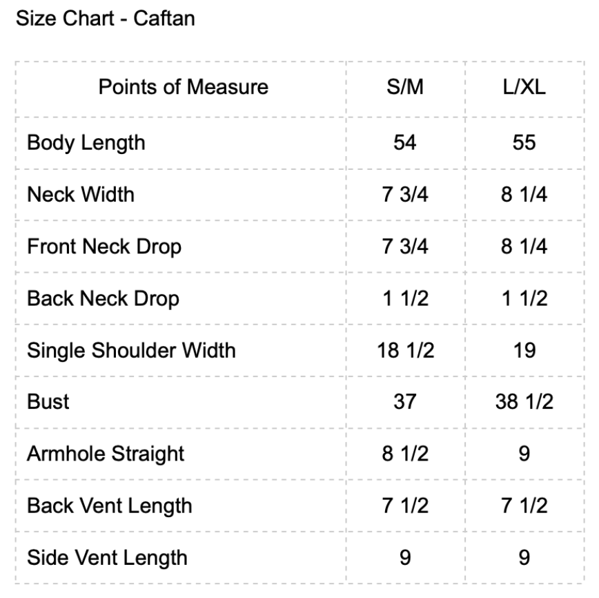 Tropical Green Caftan