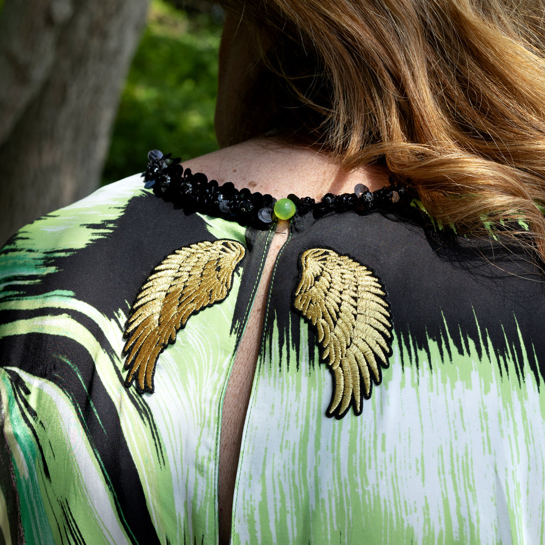 Tropical Green Caftan