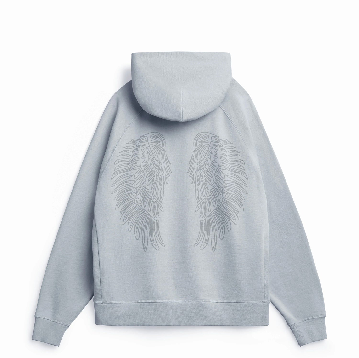 Wings Mineral Hoodie —  Unisex Organic Cotton French Terry
