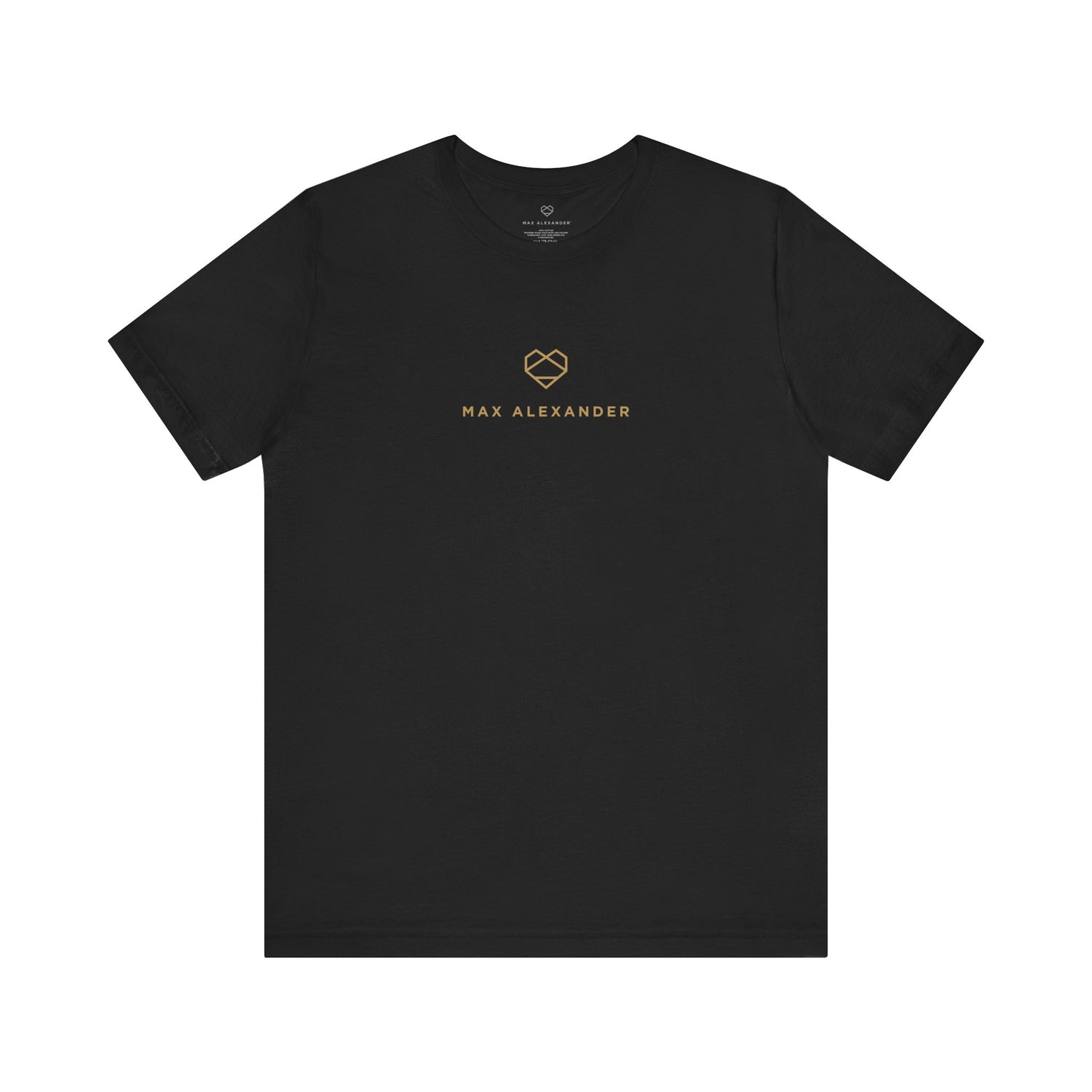 Heart Logo Women's Supima Cotton Black T-Shirt