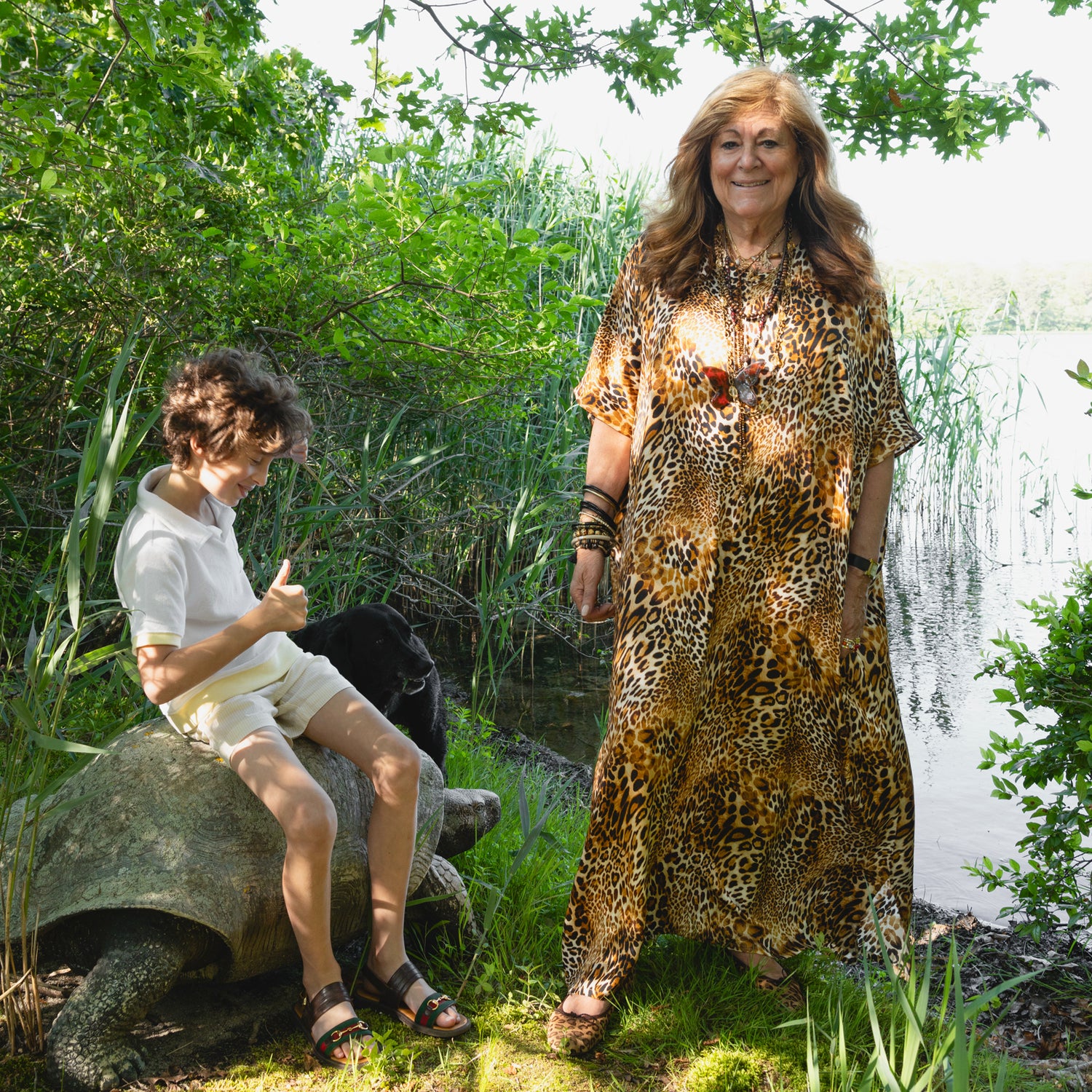 Cheetah Caftan